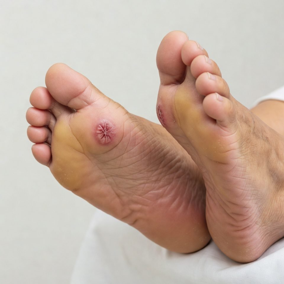 Pés Diabéticos com Feridas